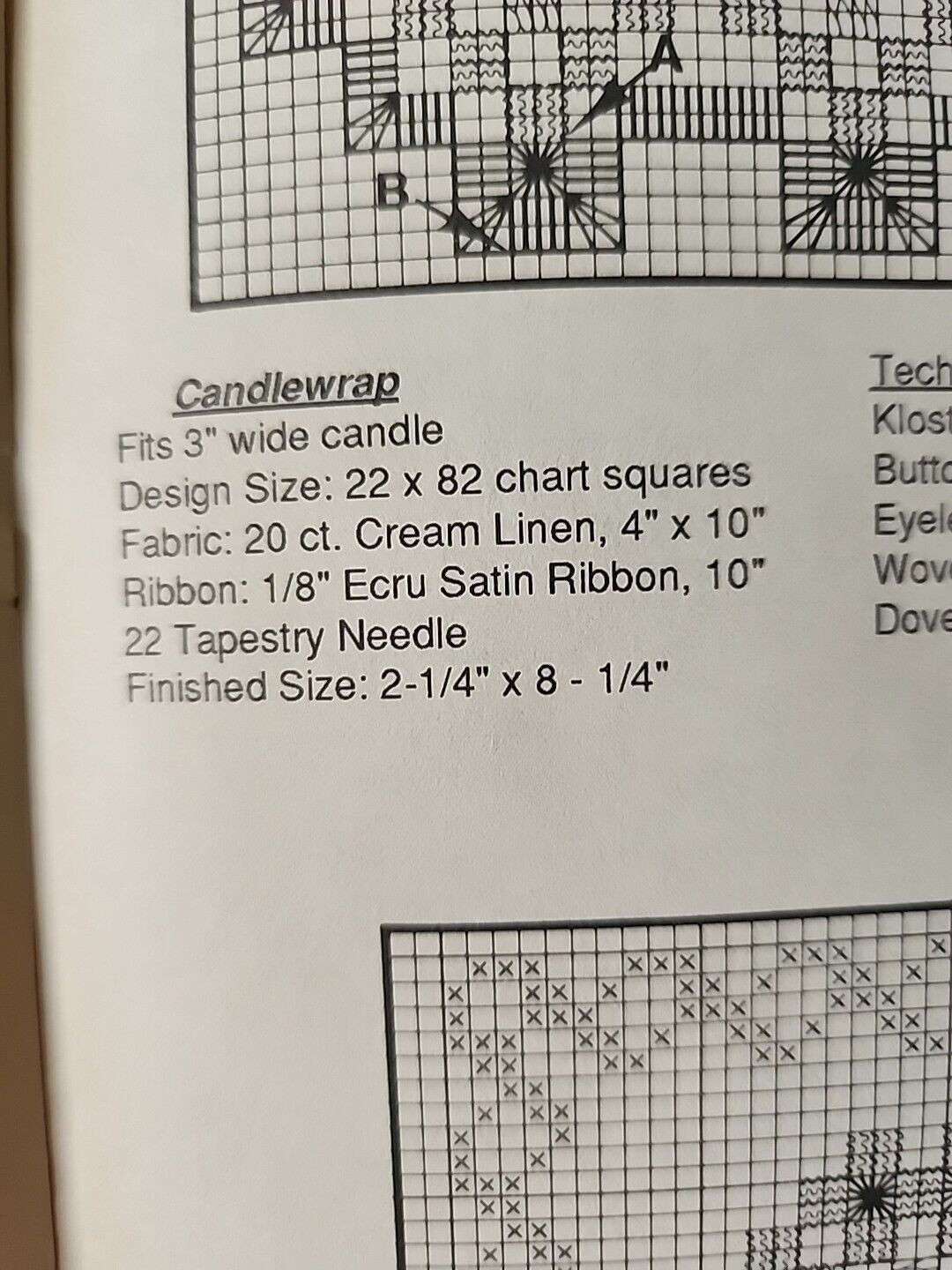 Hardanger Pattern 4 Books Beginner Keepsakes III Kay's Creations Advanced Chart