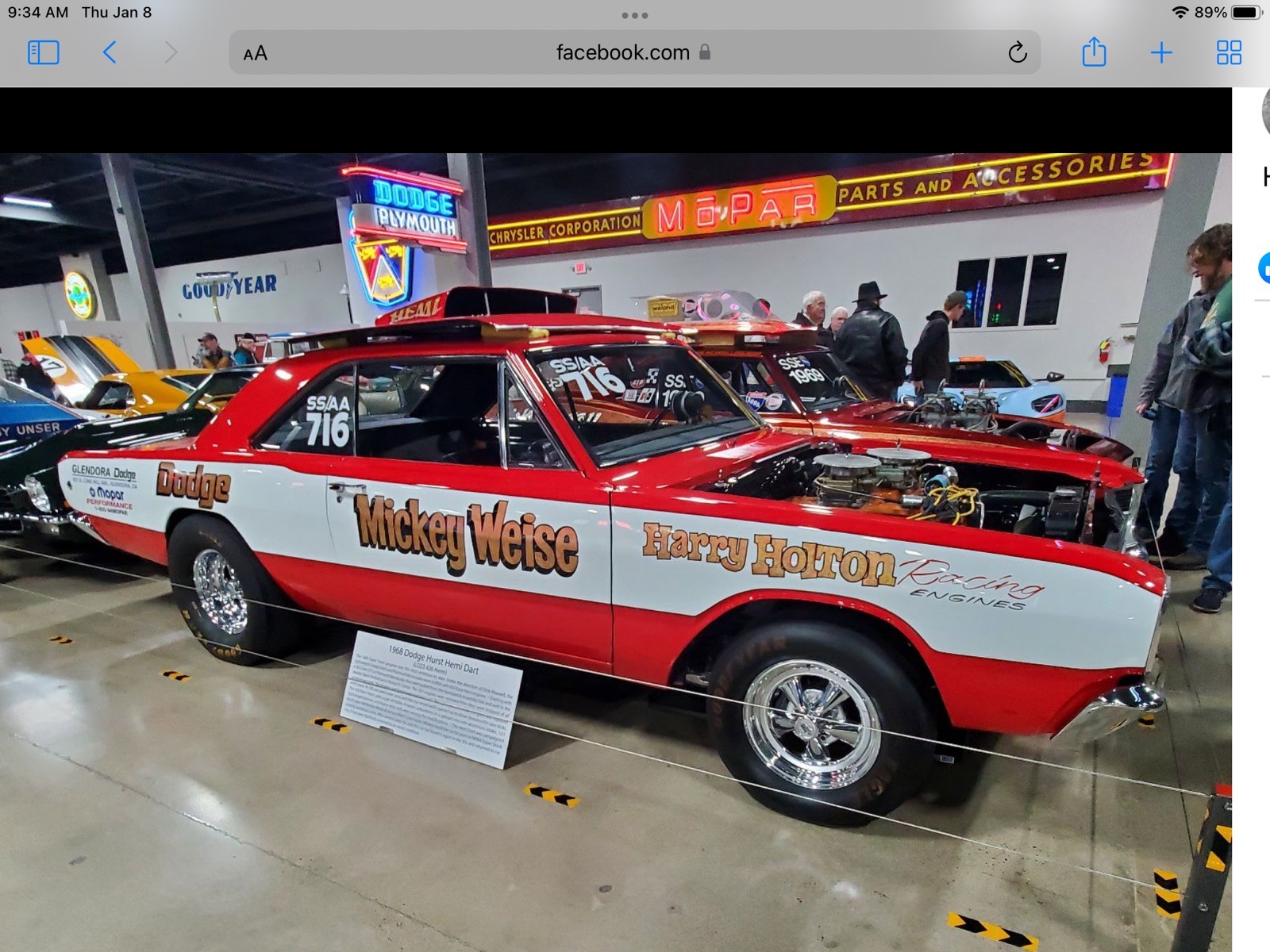 DECALS-Mickey Weise Hemi Dart, Beautiful, Decal skill required
