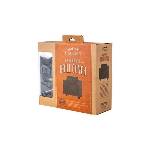 Traeger BAC513 Polyester Full Length Grill Cover for Ironwood 885 Pellet Grill