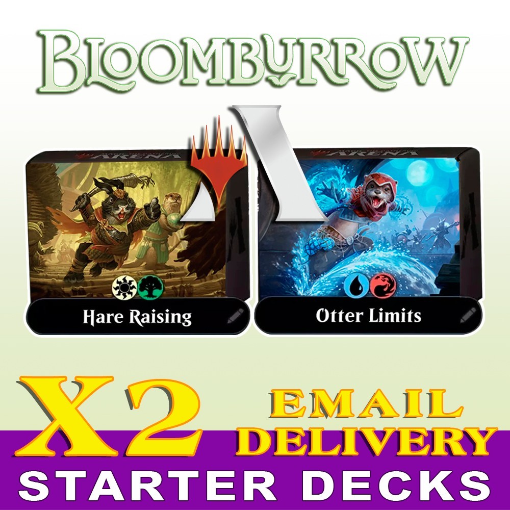 MTG ARENA CODE CARD - BLOOMBURROW STARTER KIT DOWNLOAD - 2 DECKS EMAIL DELIVERY