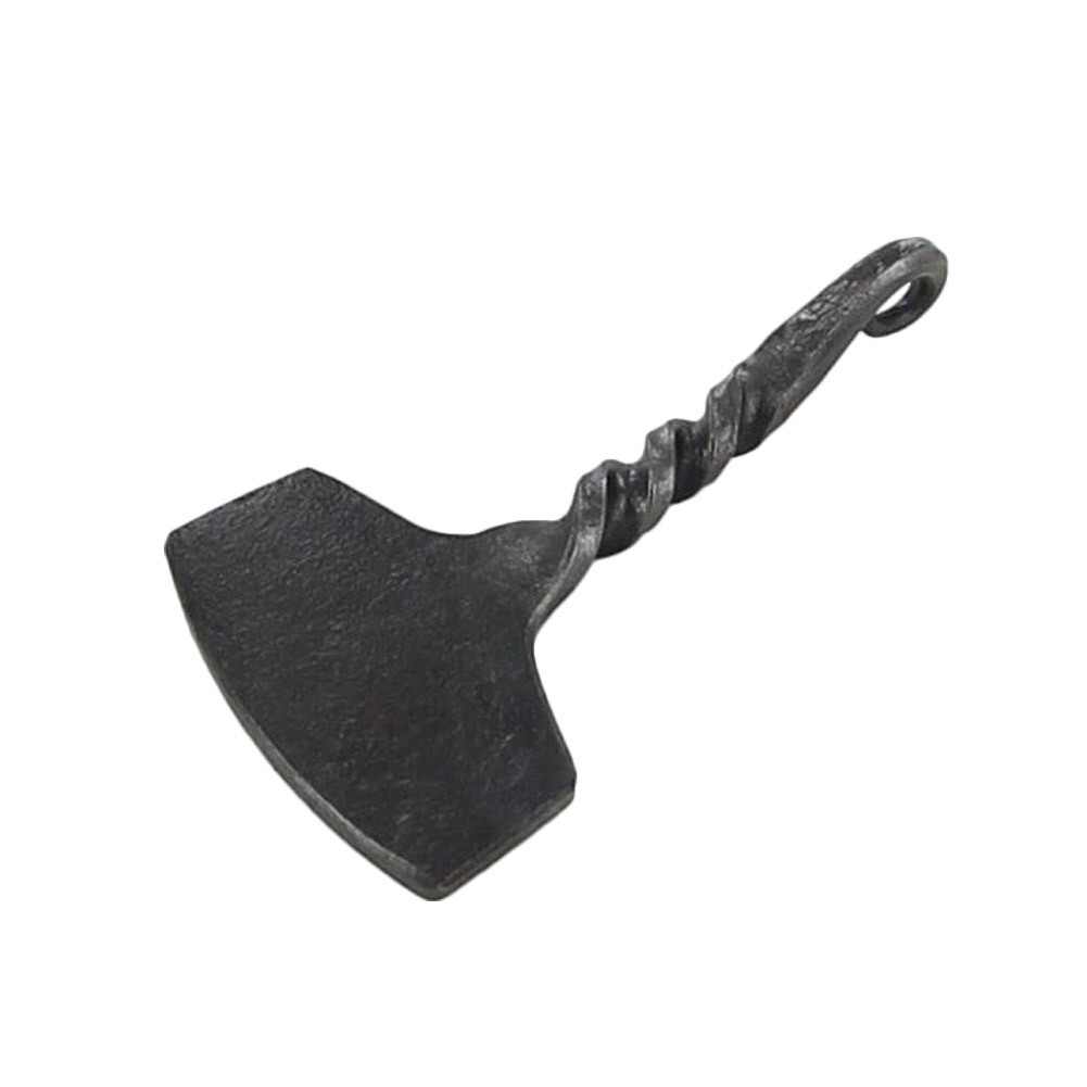 Norse Mythology Inspired Hand Forged Iron Thor Mjolnir Mjöllnir Hammer Pendant