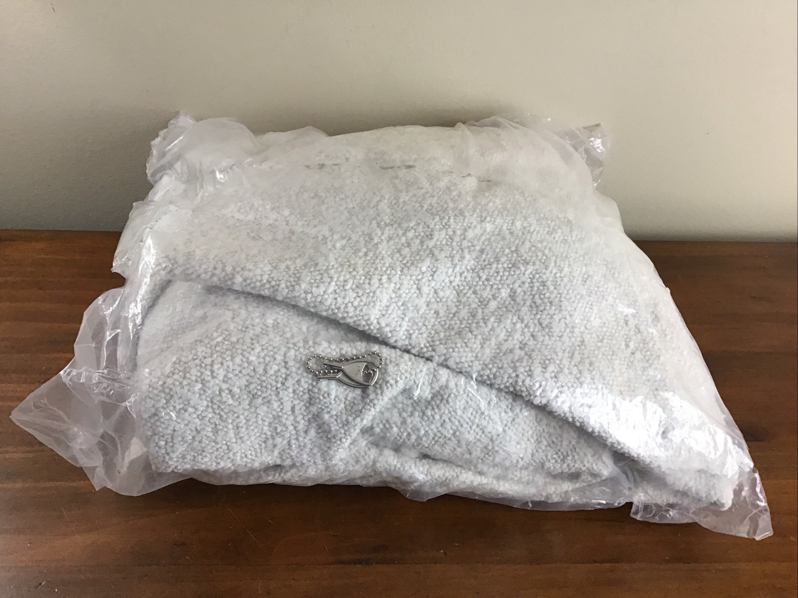 Pottery Barn Teen Chunky Boucle Ivory Bean Bag Chair Large Slipcover Cover NOB