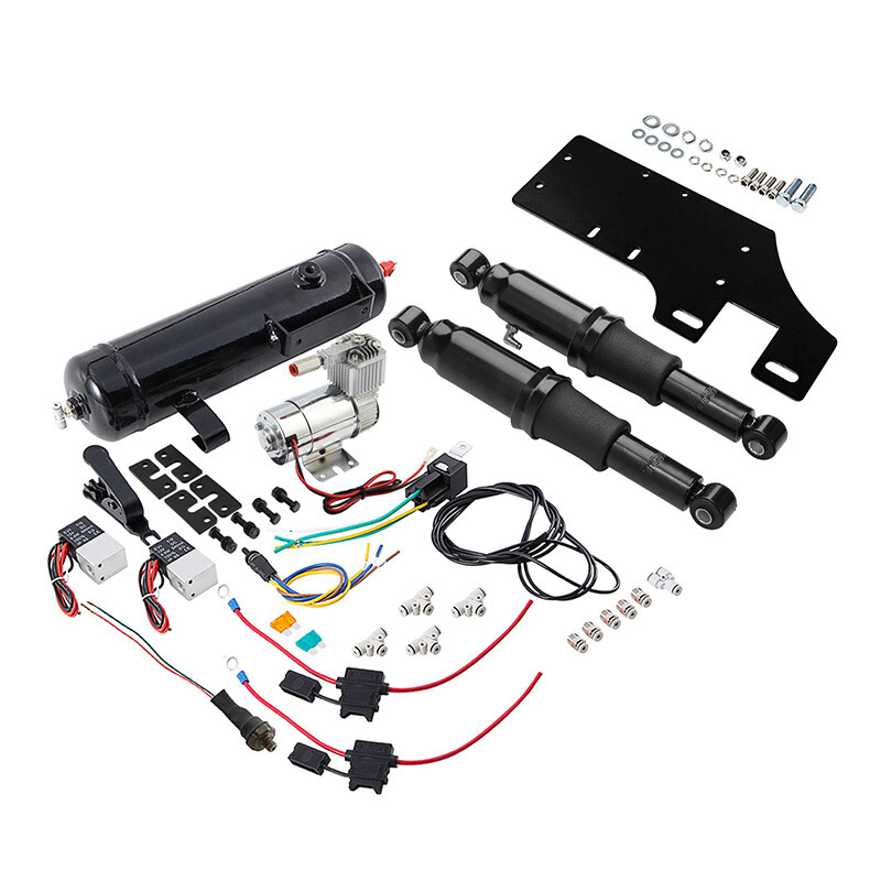 Rear Air Ride Suspension W/ Air Tank Fit For Harley Touring Road Glide 1994-2024