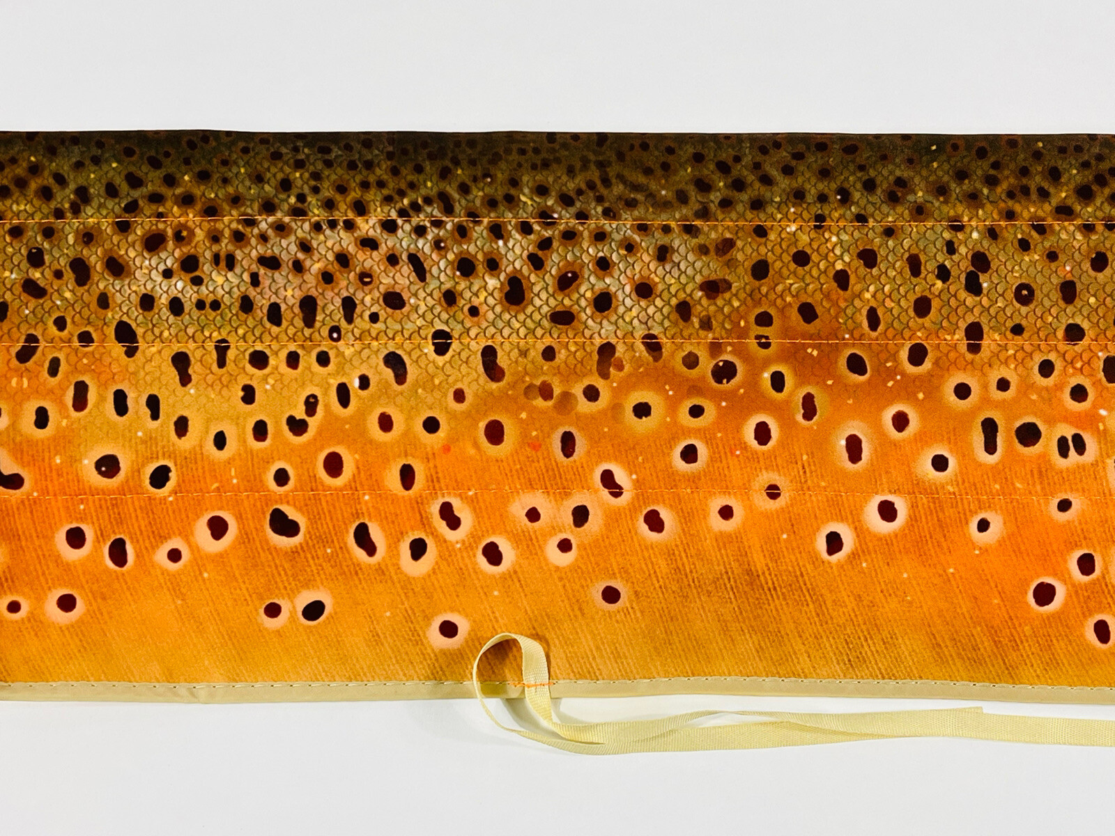 Fly Rod Sock Brown Trout Soft Cloth Bag for 9ft 4pcs Fly Rod