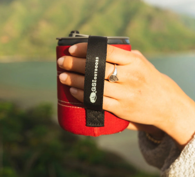 GSI Infinity Backpacker Mug - BPA Free - Ultra Lightweight - 17 fl oz Red