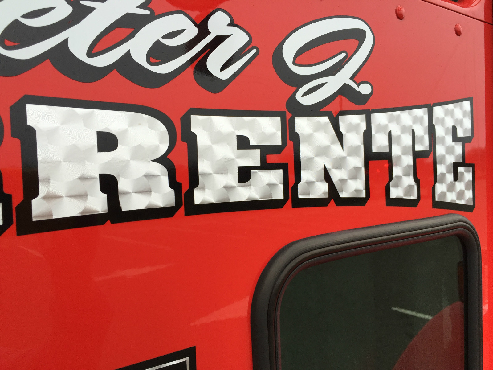 Large Engine Turn Sign Vinyl 24" x 30 ft, SILVER, Traditional Metallic Signage