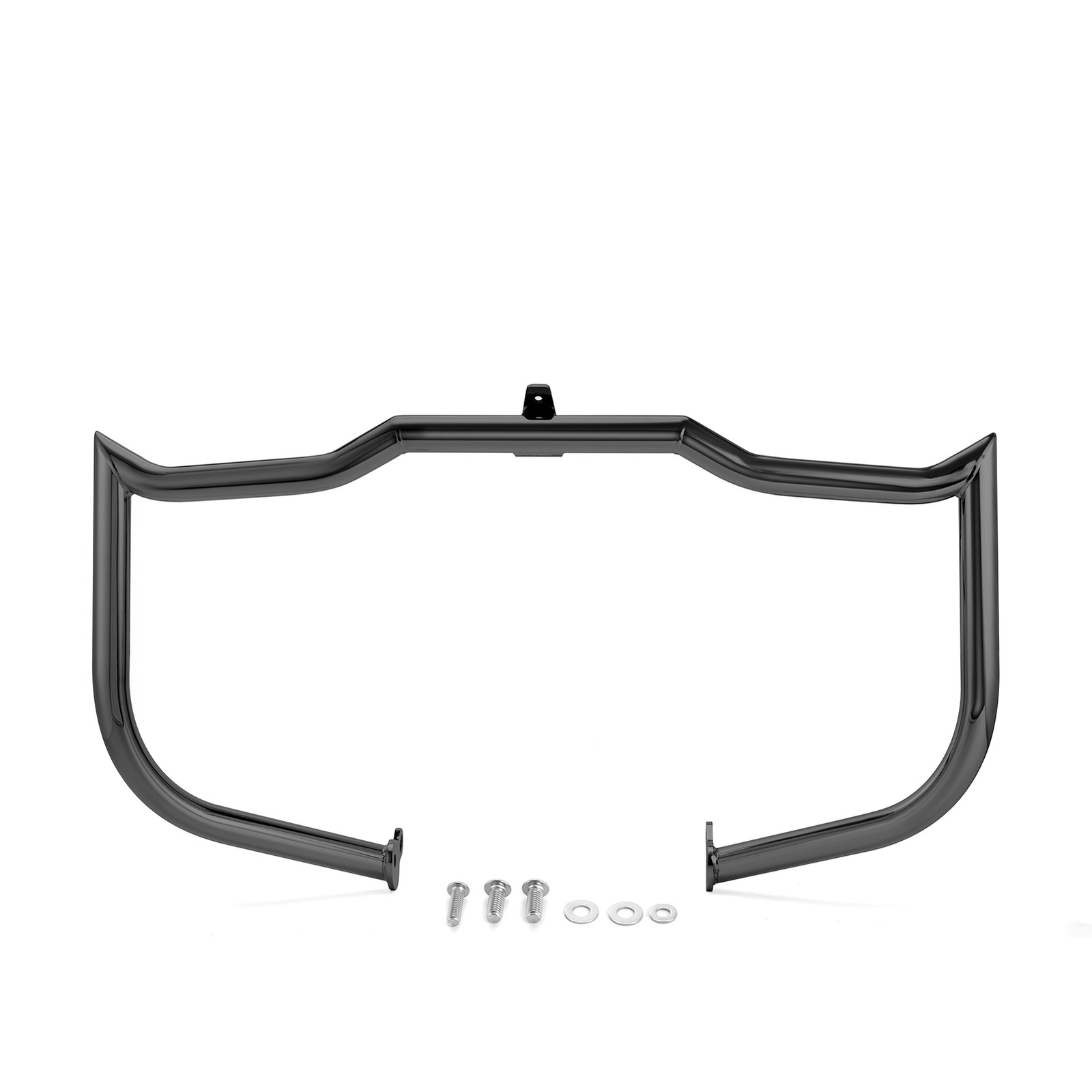 For Harley Touring Road Street Glide Black Front Engine Guard Highway Crash Bar