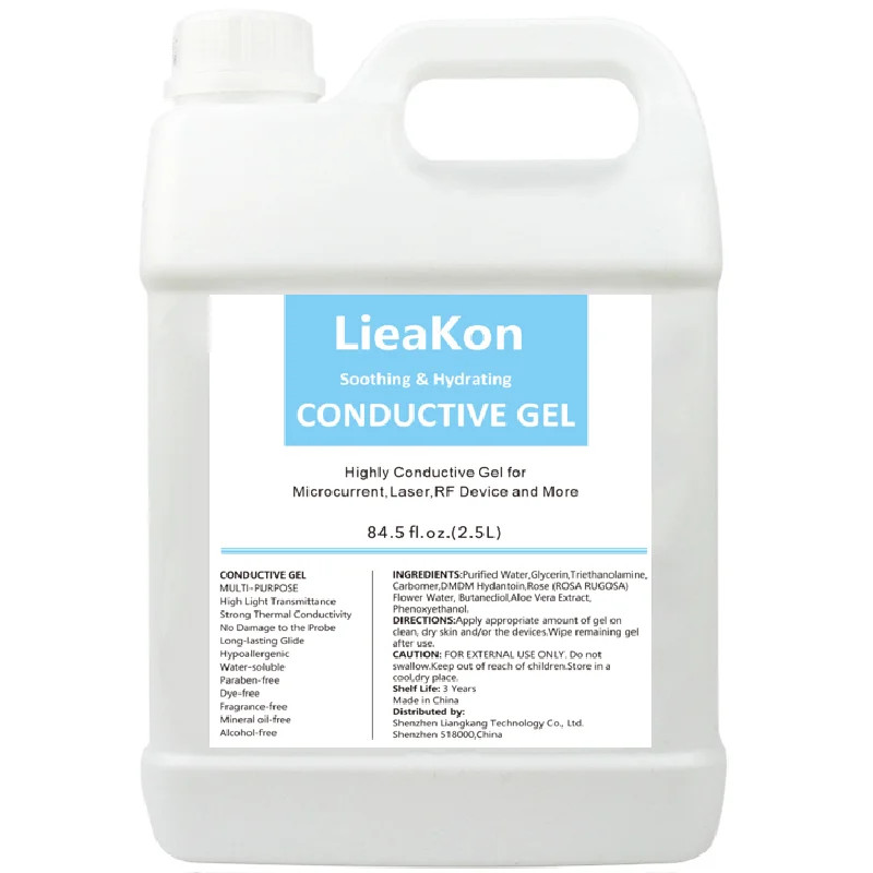 2.5L Gel Conductor Radiofrecuencia y Cavitacion Clear Contact Gel for Ultrasound