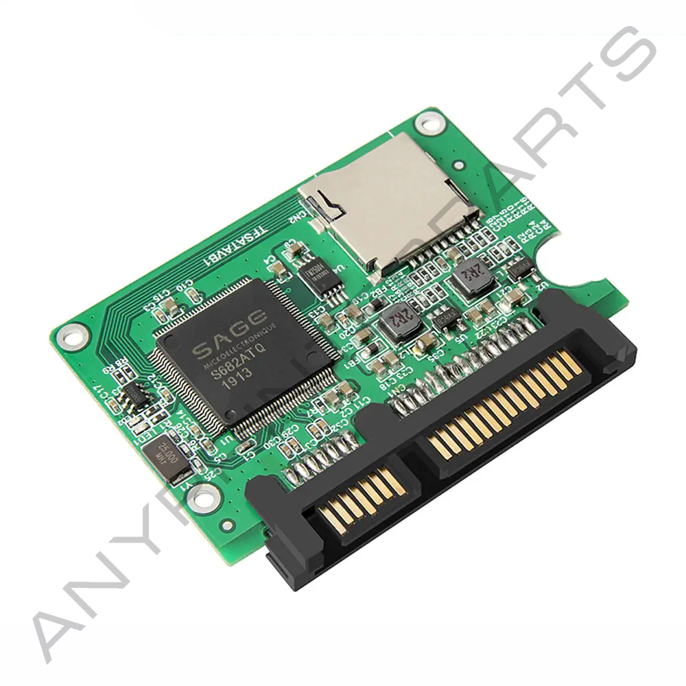 SD or TF Card To 22pin 7+15 SATA Converter Expansion Mini Card Adapter