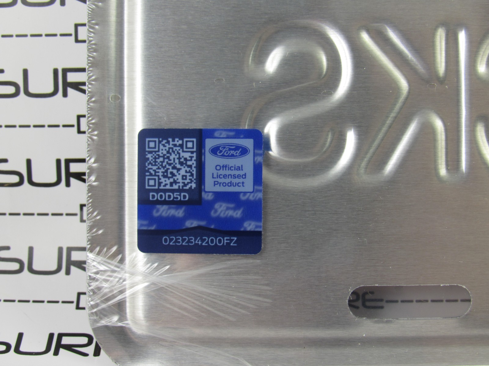 Classic FORD TRUCKS F150 F250 6"x 12" License Plate Tag EMBOSSED Stamped Metal