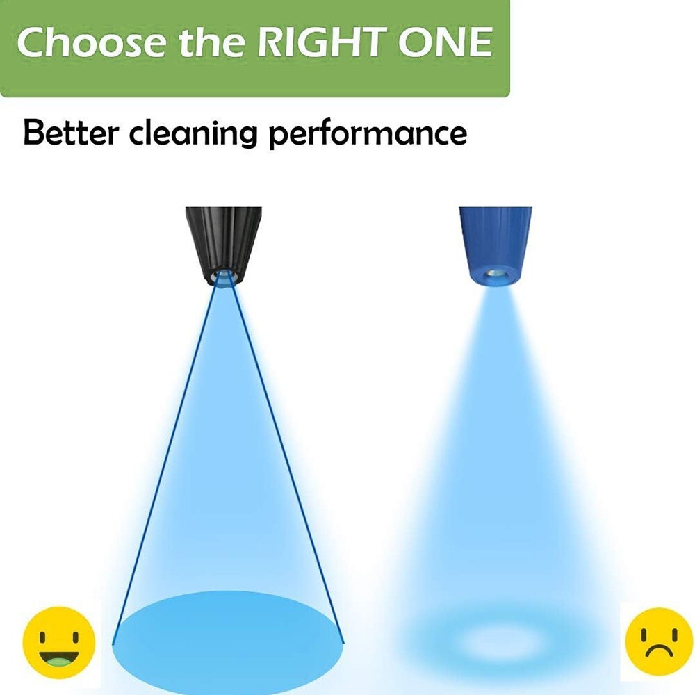 YAMATIC 5000 PSI Pressure Washer Turbo Nozzle for Hot Water 360° Rotating 4 GPM