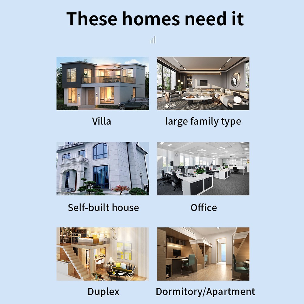 Signal Extender 5G High-Speed Expansion 6 External Antenna WiFi Booster Signal