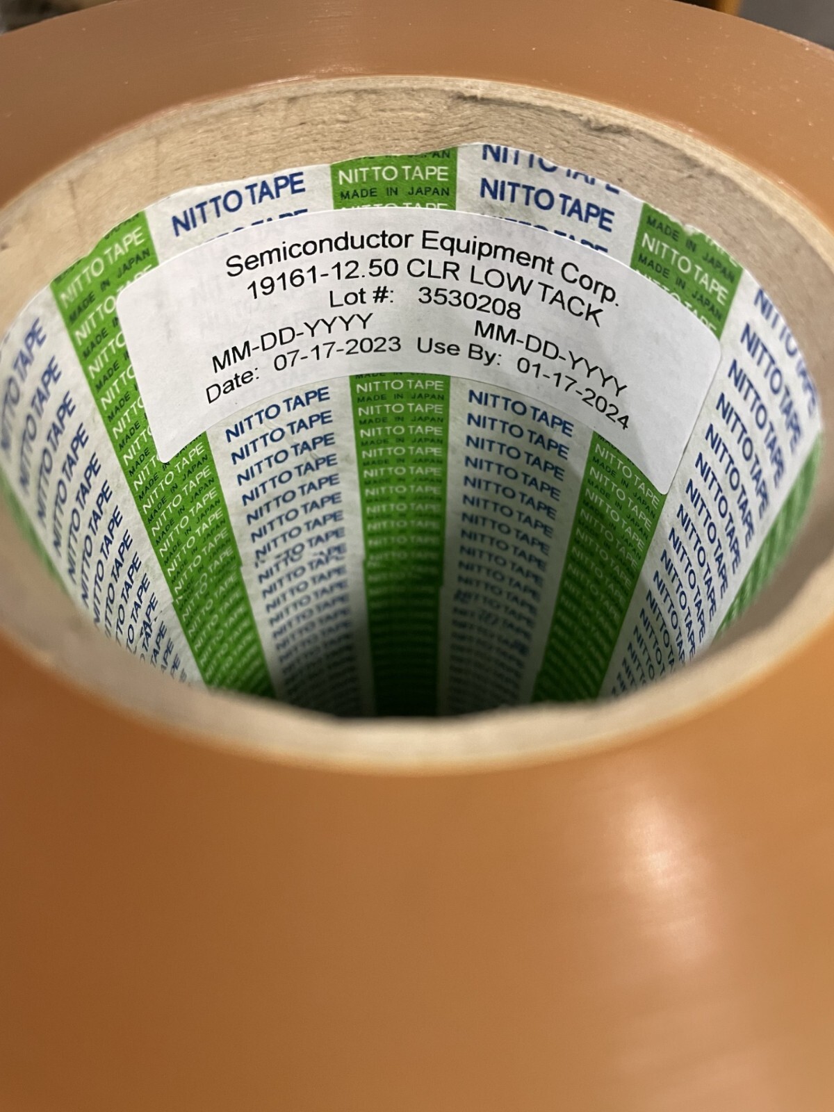 Semiconductor Equipm. 19161-12.5 Dicing Tape, Standard, Clear, 12.5" x 330 ft.