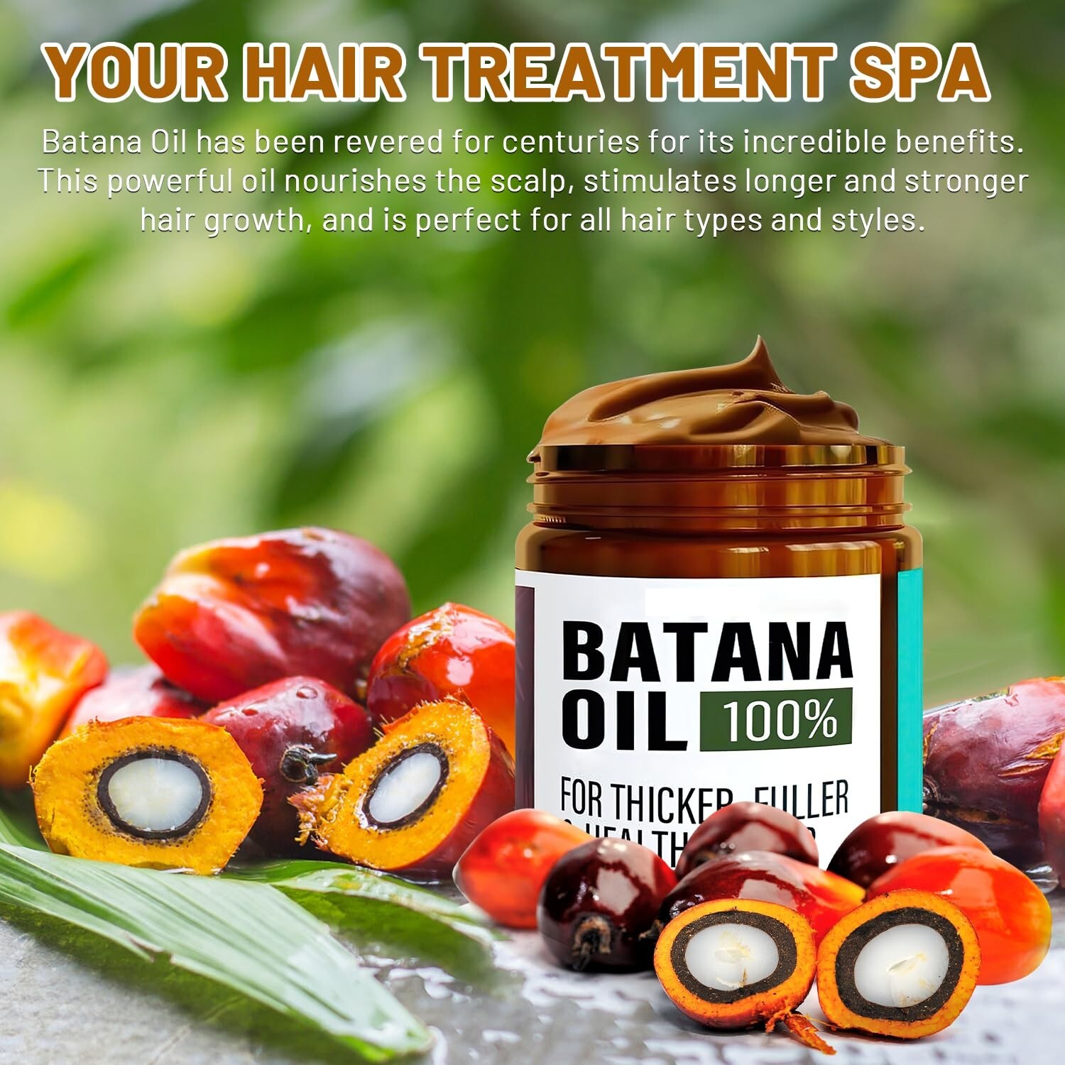 Azure Batana Oil for Hair Growth, Azure Batana Oil, Batana Oil,100% Honduran Oil