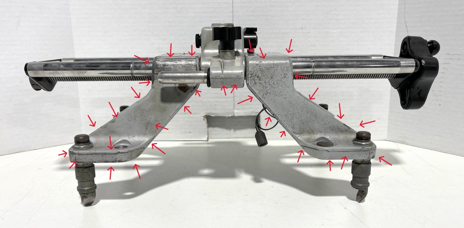Hunter Engineering DSP 300 Vehicle Wheel Alignment Sensor Clamp/Targets Untested