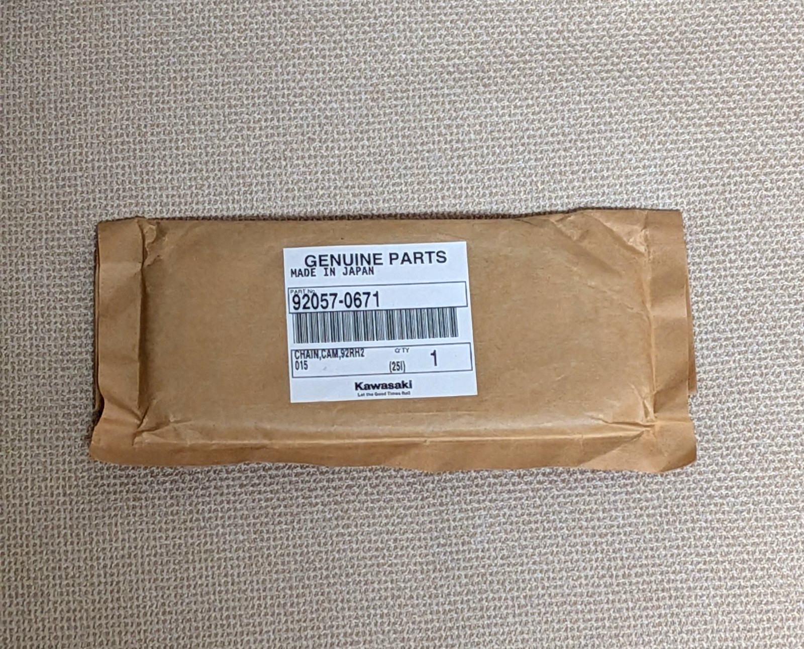 Kawasaki Genuine OEM Timing Cam Chain KLR650 1996-2017 Engine Valve 92057-0671