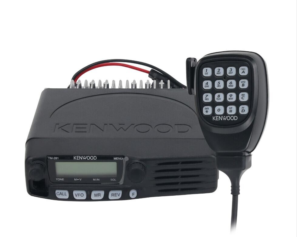 NEW TM-281A FM Transceiver KENWOOD Car Radio Station 10-50KM VHF 136-174MHZ 65W