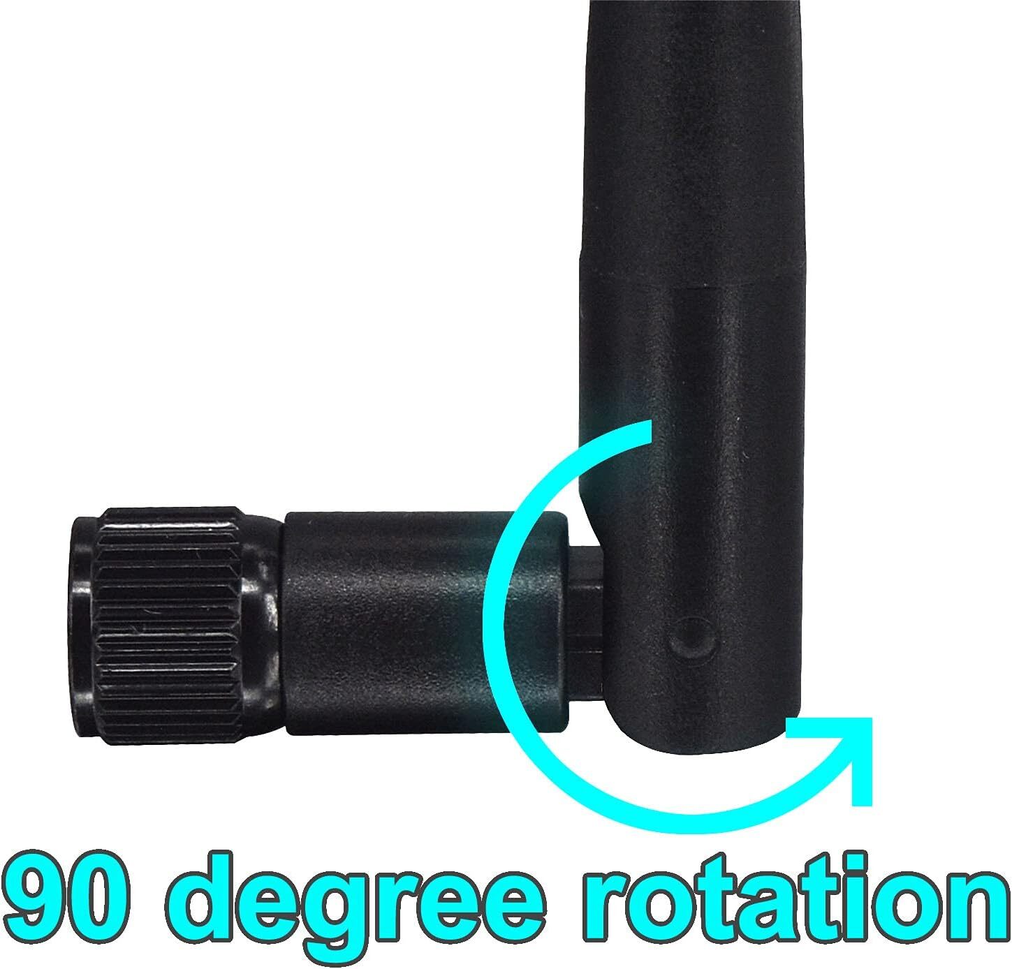 RP-SMA Antenna for WiFi 2.4GHz/5Ghz Wireless Router Card Male Pin LOT