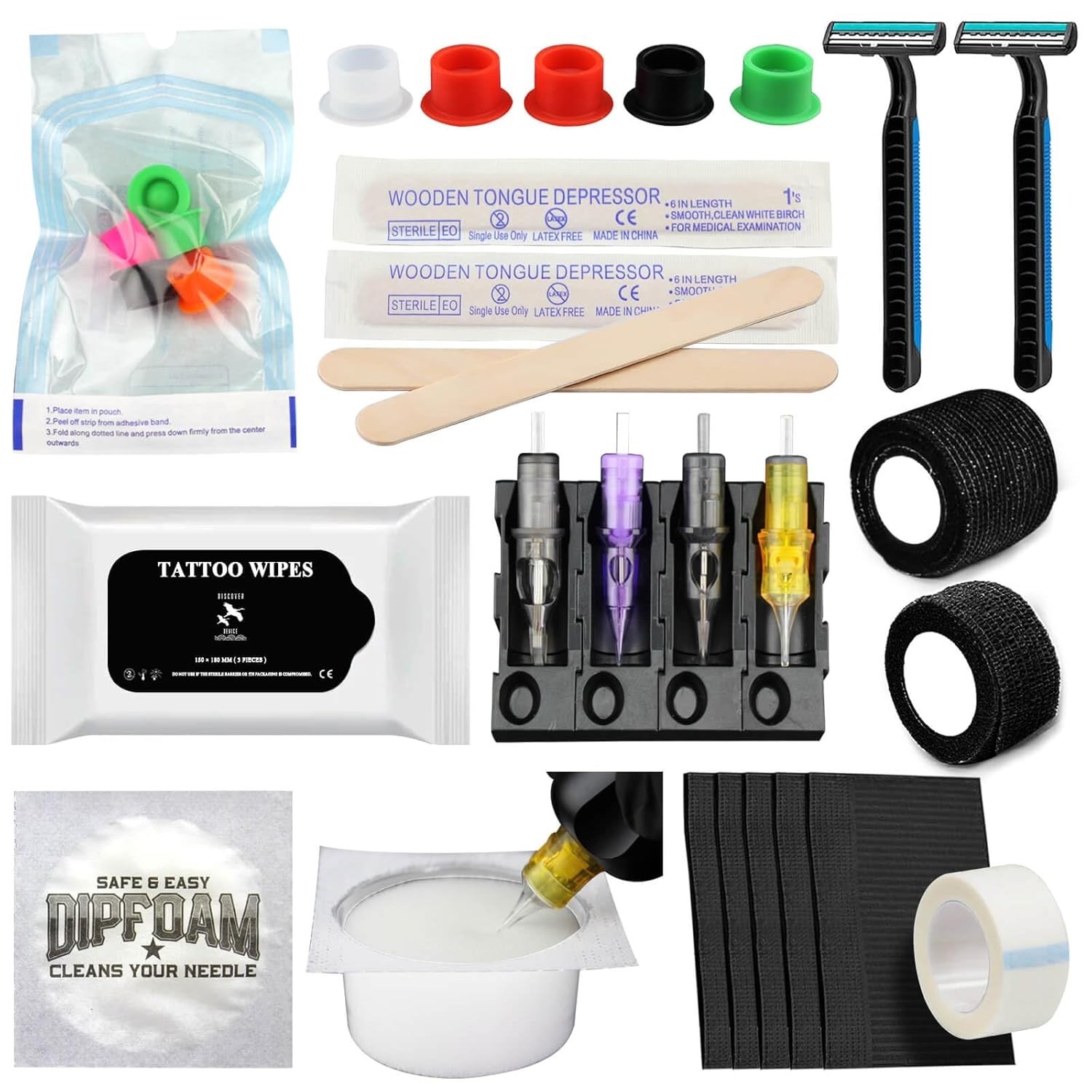 INK Box Tattoo Supply Kit Essential Tattoo Set