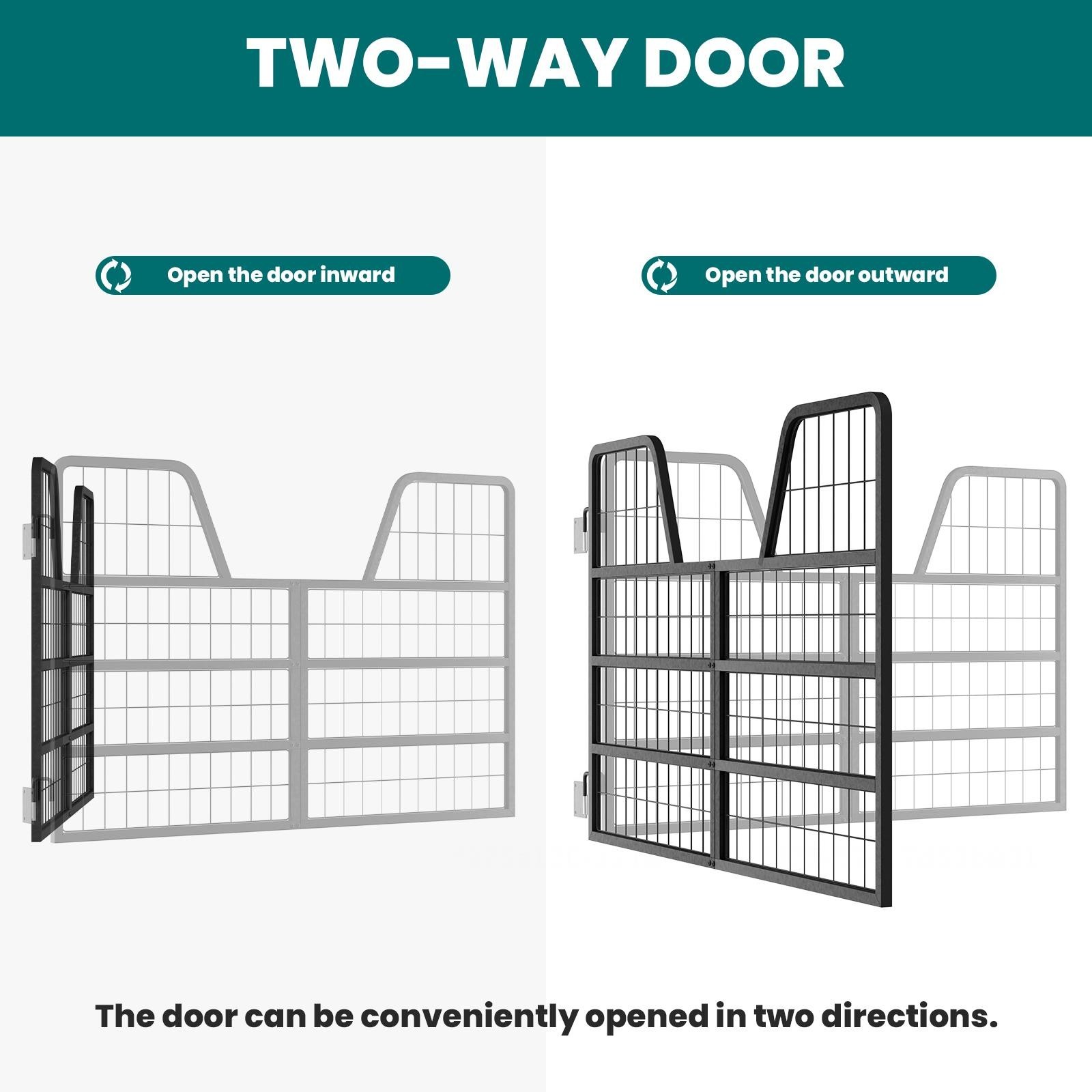 Heavy Duty Horse Stall Gate 48"X 32" Stall Guards for Horses Thickness Frame NEW