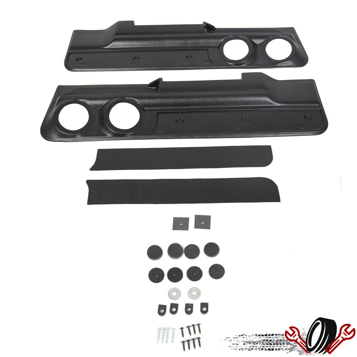 Set 2-Speaker Door Panel For 1978-88 Monte Carlo Malibu El Camino Cutlass Regal