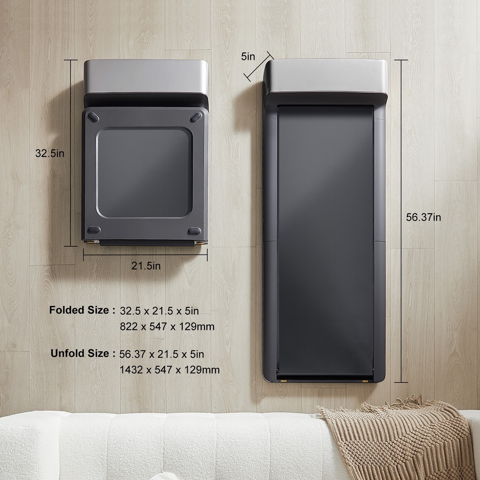 WalkingPad P1 Foldable Walking Treadmill speed up to 3.75MPH