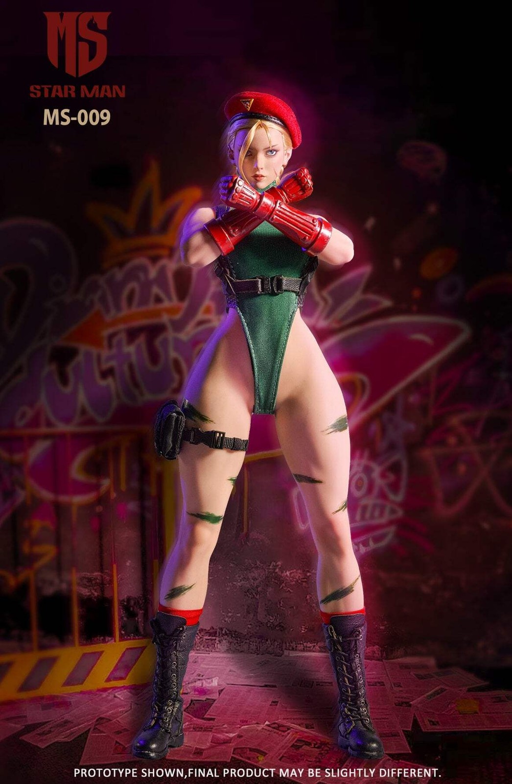 STAR MAN Street Fighter Cammy Female Agent Bee ⅙ Sixth Scale Posable Figure NEW