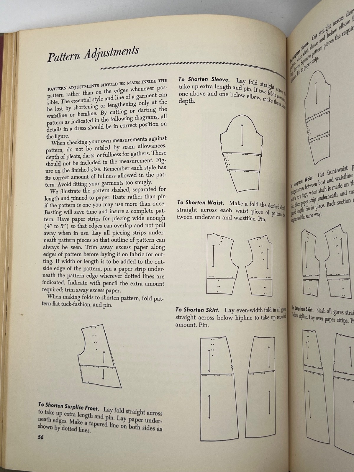 Vintage 1950 SINGER SEWING BOOK Illustrated Home Techniques By Mary Picken HC