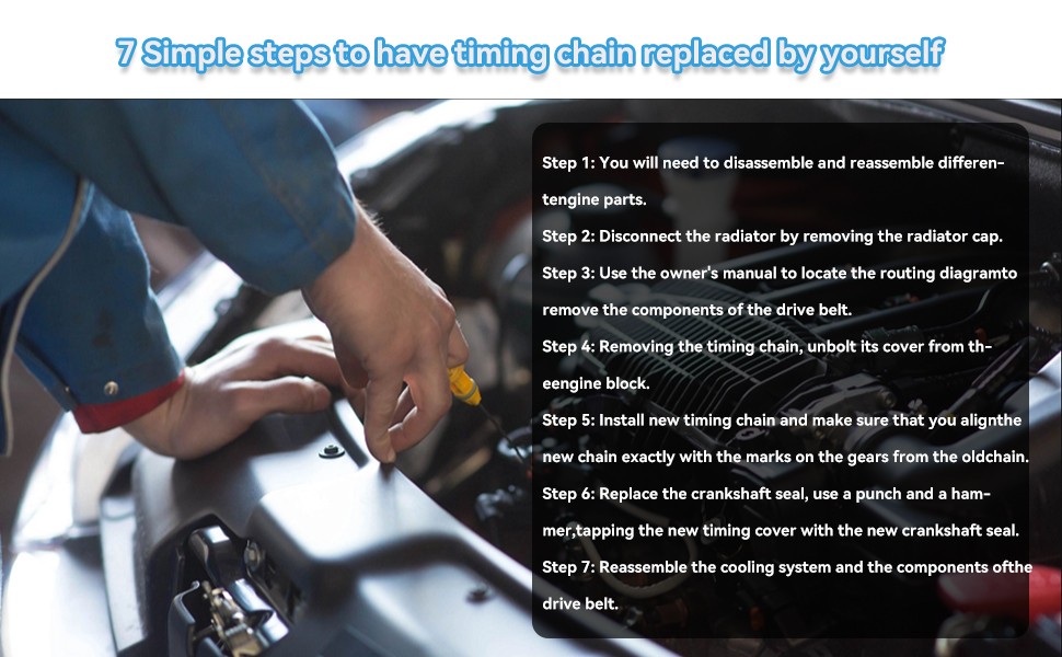 3.6Timing Chain Kit VVT For Chrysler 200 300 Dodge 2011-2015 3.6L DOHC 5184357AE