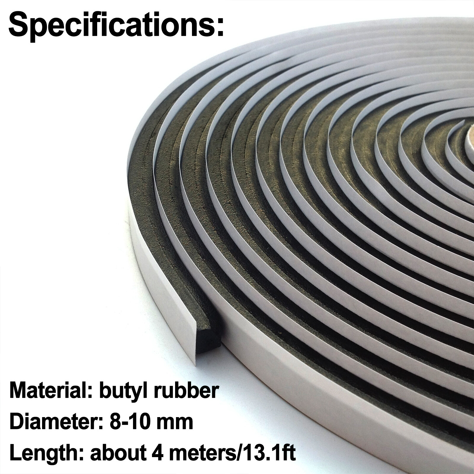 4M Butyl Tape Rubber Glue Headlight Sealant Trailer RV Retrofit Reseal Headlamp