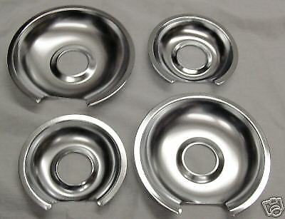 GB3 For GE Range Burner Drip Pans 2 WB32X10012 2 WB32X10013