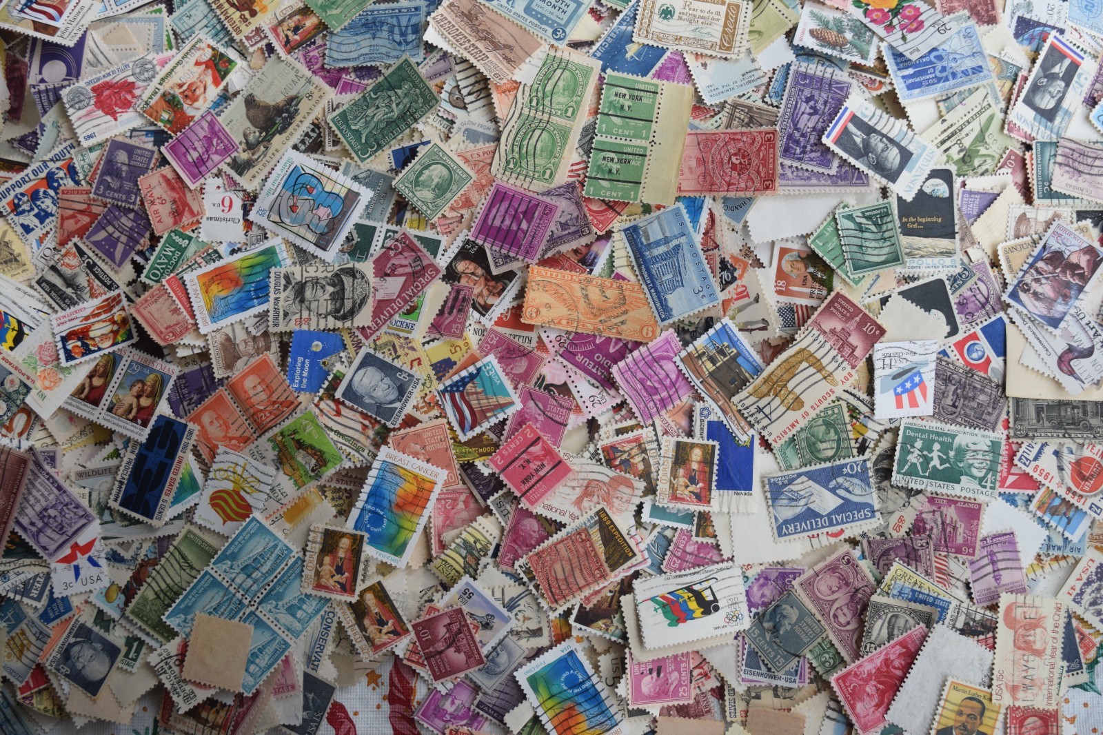 10.000 US Stamps Mix: Lots!! Treasure Hunters
