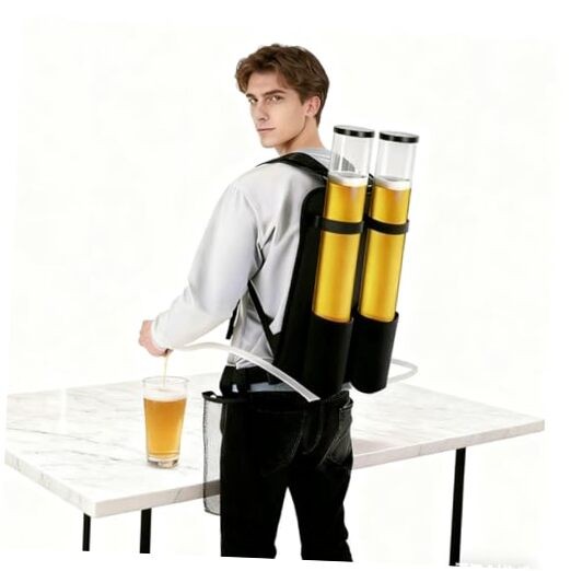 Portable Beer Dispenser, Dual Tank Backpack Drink Dispenser, Backpack Beer