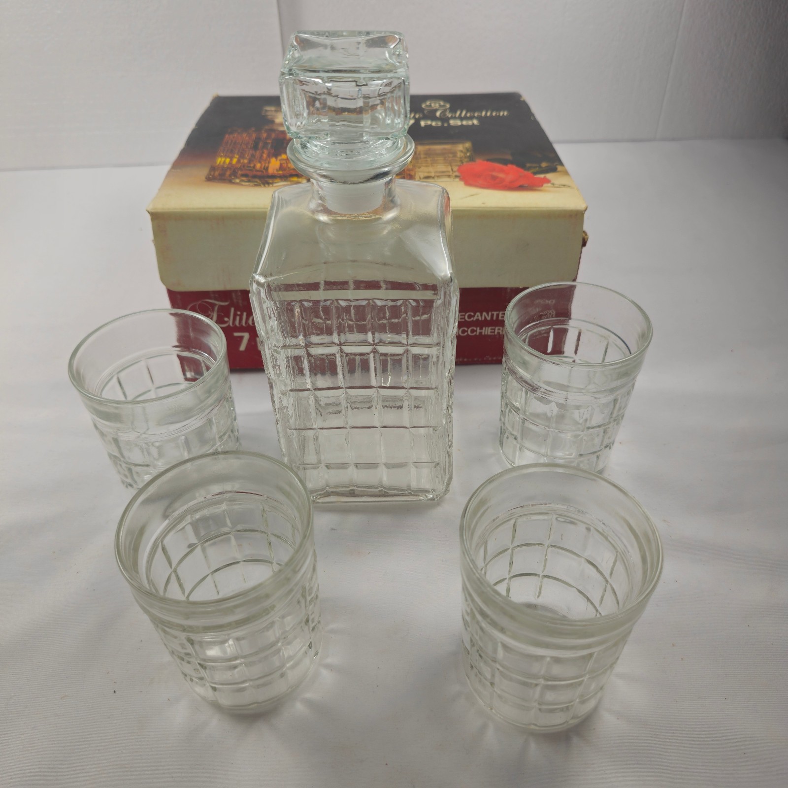 7 Pc Decanter Elite Collection Set w/ 800cc Decanter & 6 230cc Tumblers