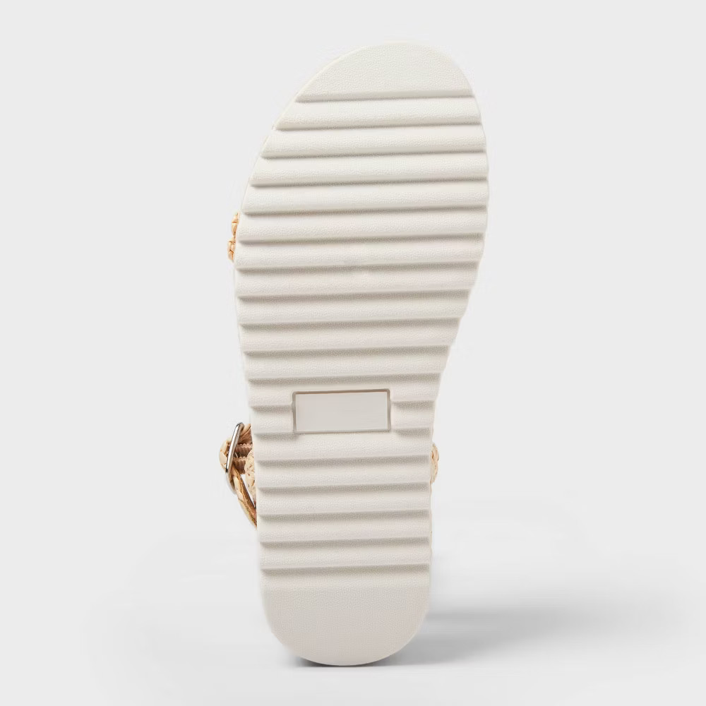 Kids' Lindsey Platform Espadrille Sandals - art class Tan 13