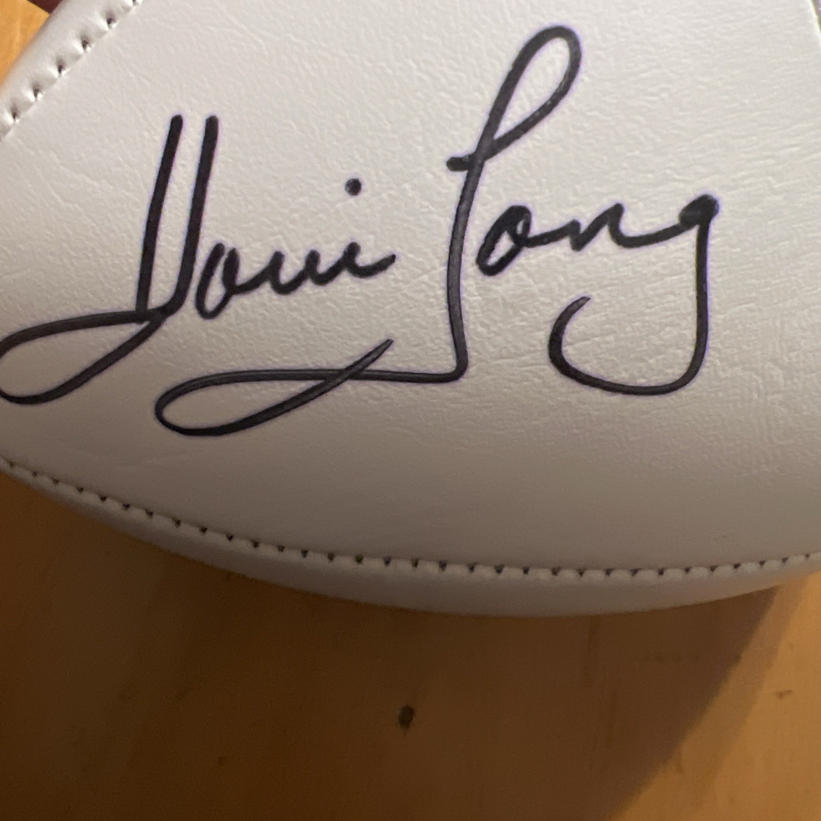 Howie Long & Tim Brown Autographed Oakland Raiders Logo Football HOF Hologram