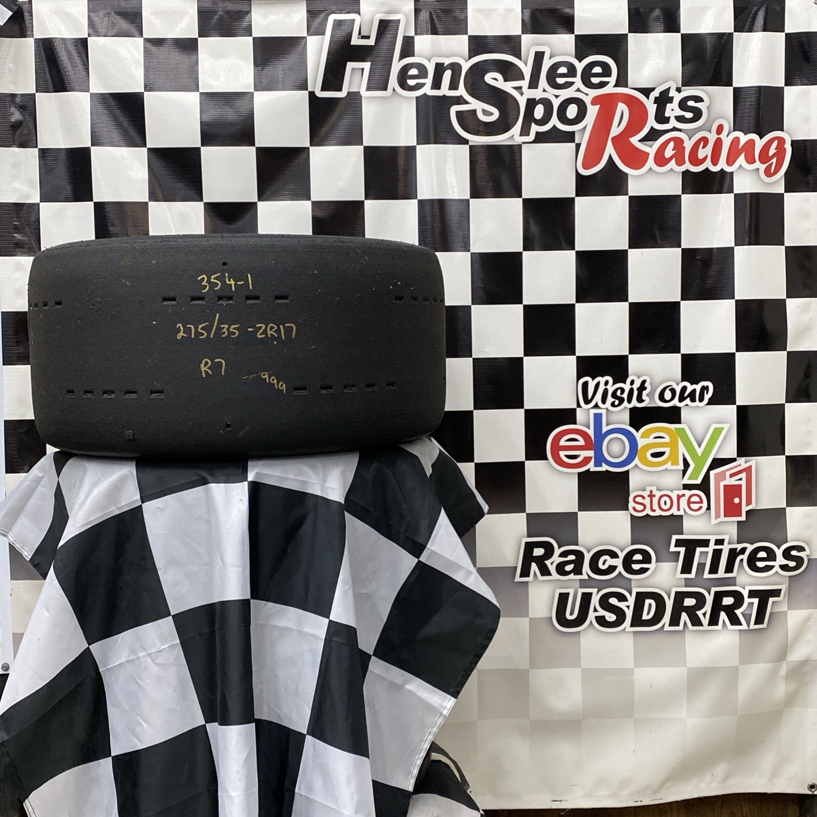 354-1 USDRRT HOOSIER DOT Road Race Tire        275/35  ZR17   R7