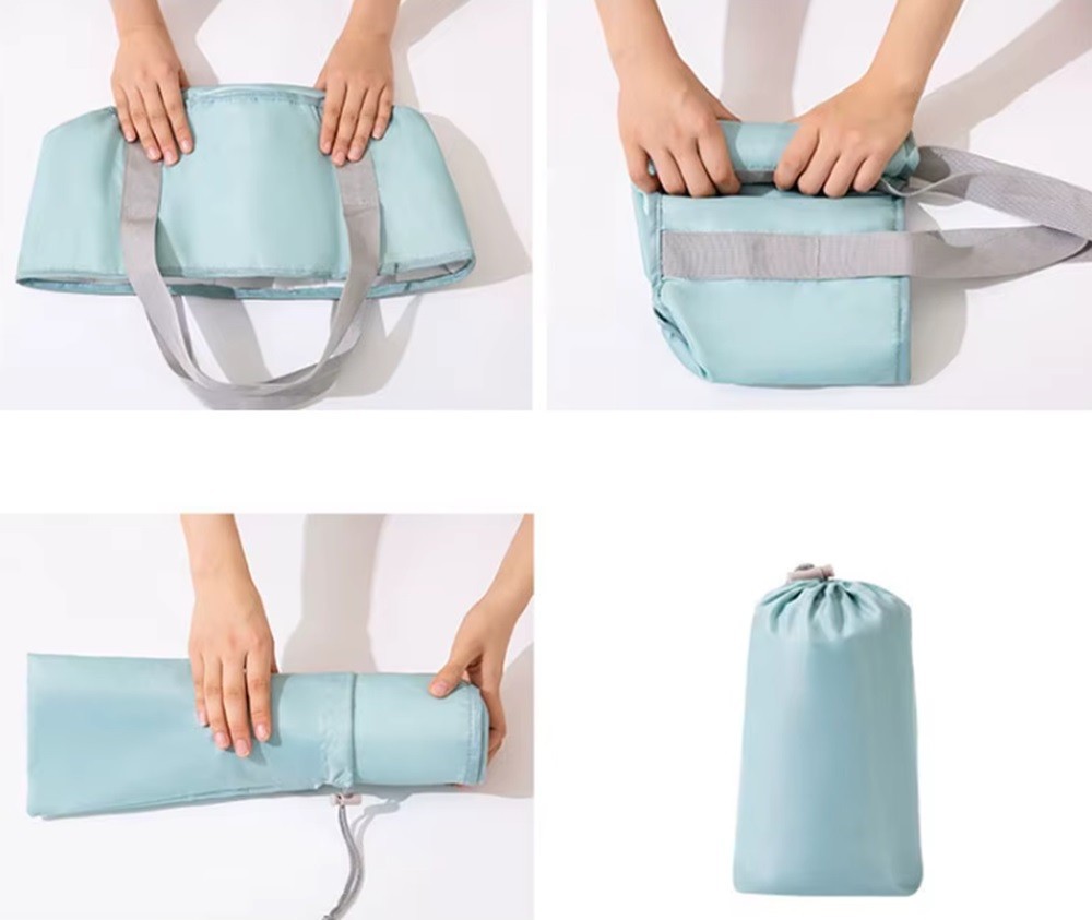 1-Set Collapsible Bucket — Portable Folding Camp Wash Basin for Camping, Hiking