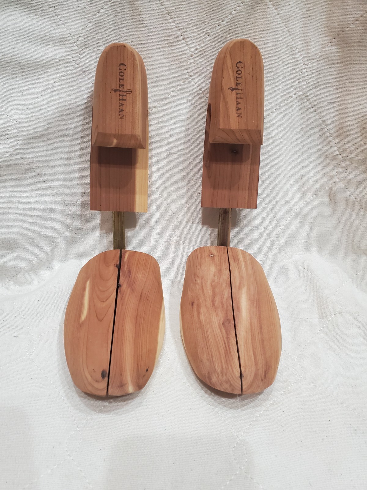 Cole Haan Shoe Tree Wood Split Toe Cedar - Size Large