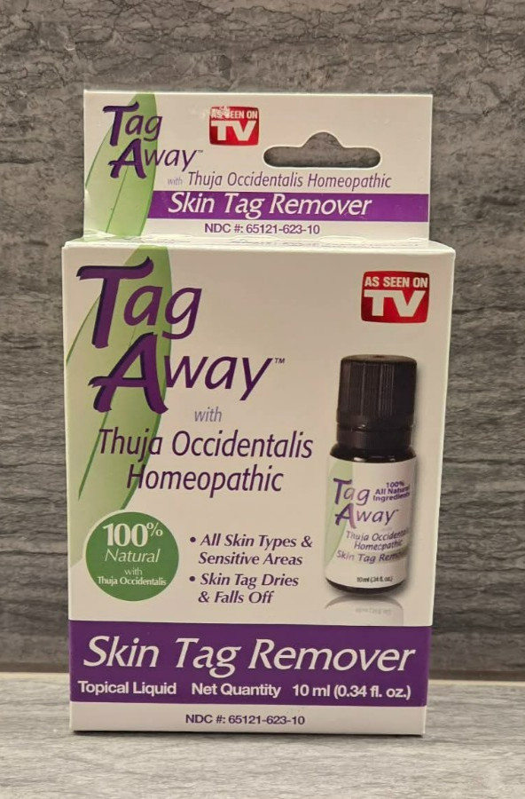 Tag Away 10ml (0.34 fl. oz.)  Skin Tag Remover - Exp 07/27 - As Seen On TV!