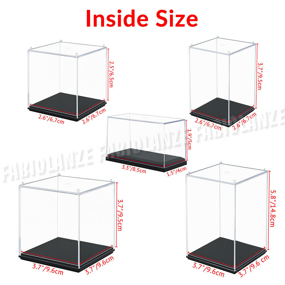 Acrylic Display Small Case Collectibles Box Dustproof 1/64 Diecast Action Figure