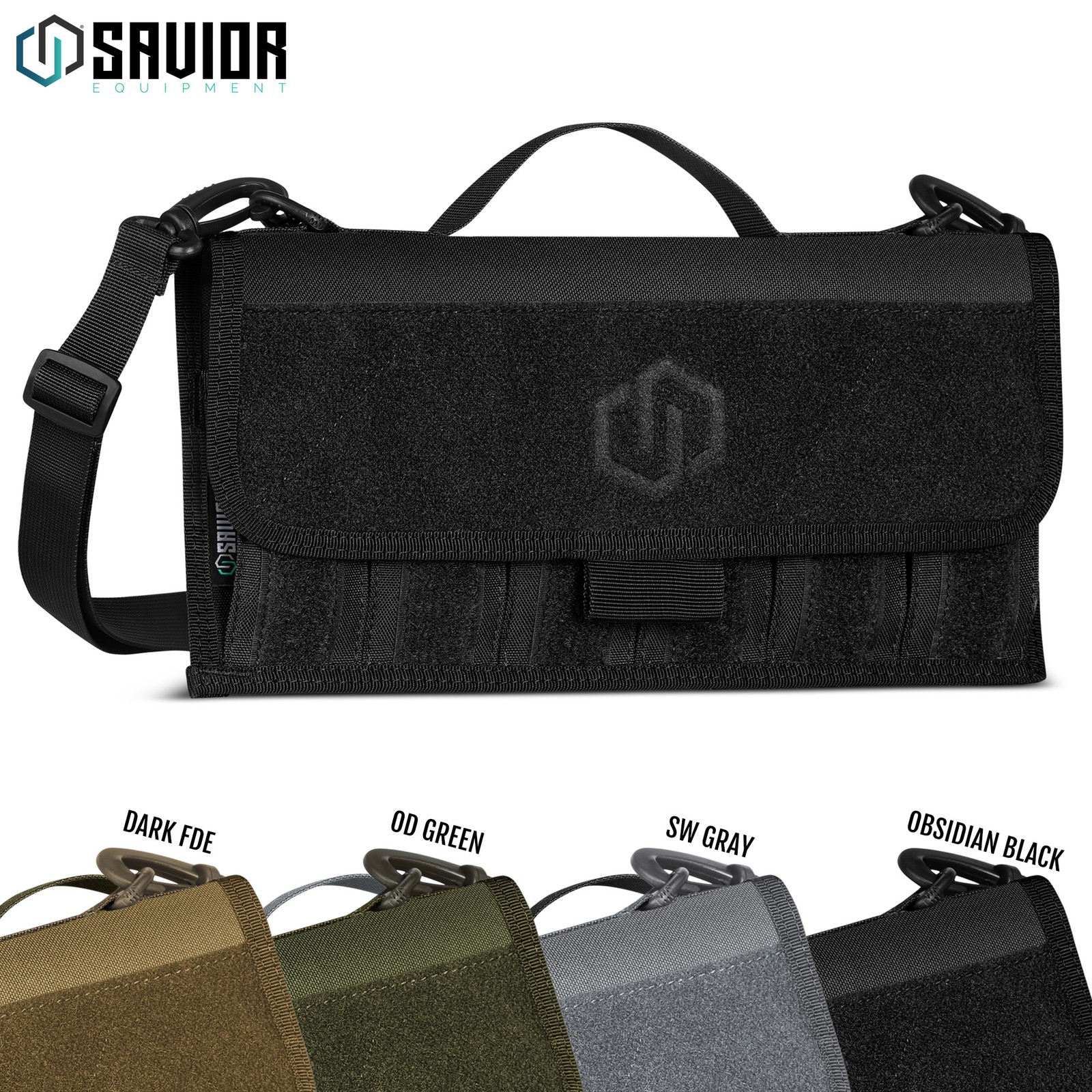 SAVIOR EQUIP Tactical 6-Slot Hand Gun Pistol Mag Pouch Magazine Storage w/ strap