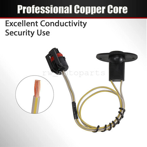 2x Rear License Plate Light Wire Harness Socket For 94-01 Dodge Ram 1500 2500