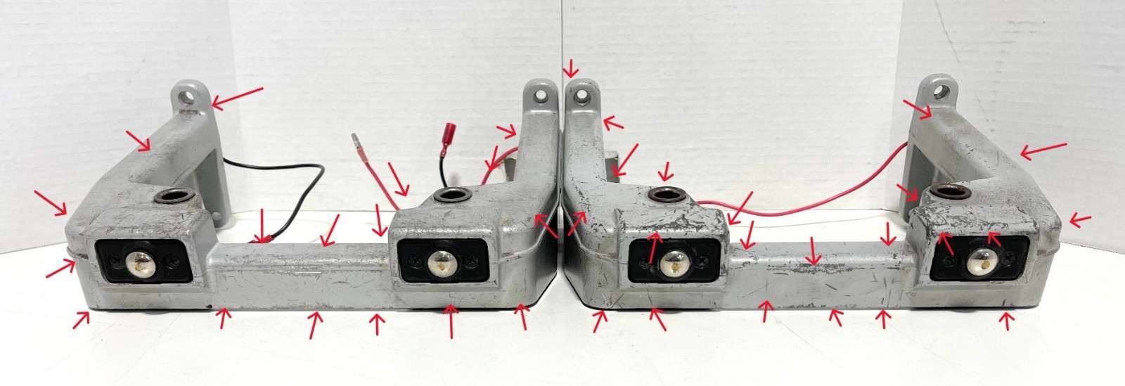 Hunter Engineering DSP 300 Vehicle Wheel Alignment Sensor Clamp/Targets Untested