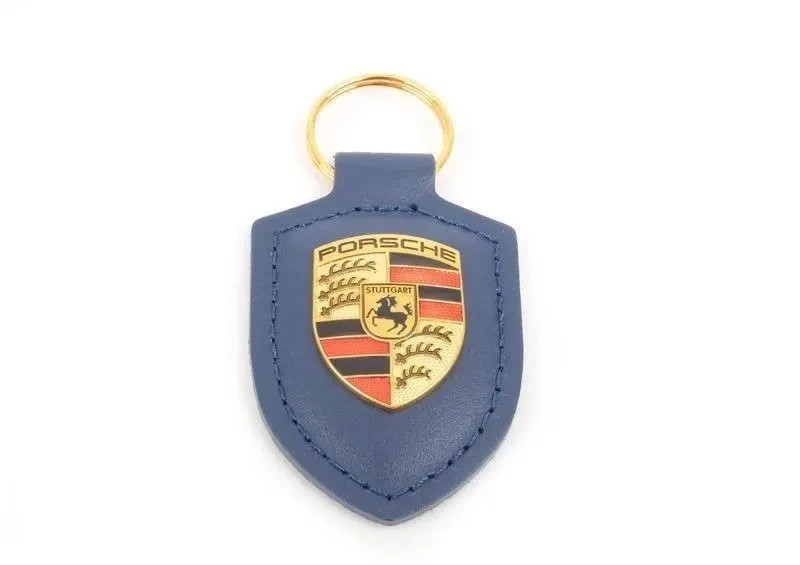 AUTHENTIC Porsche crest keyring – Essential BLUE COLOR | WAP0500950E