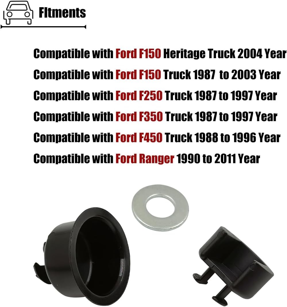 Tailgate Hinge Bushings Compatible with F150 F250 F350 F450 Ranger