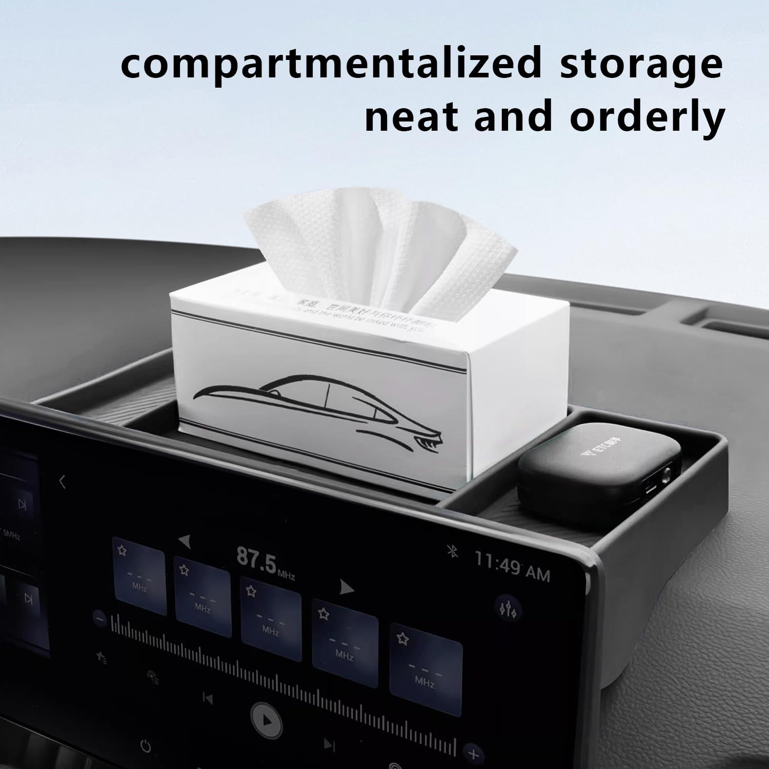 Dashboard Organizer for Toyota 2021-2026 RAV4 /RAV-4 / Wildlander, Silicone D...