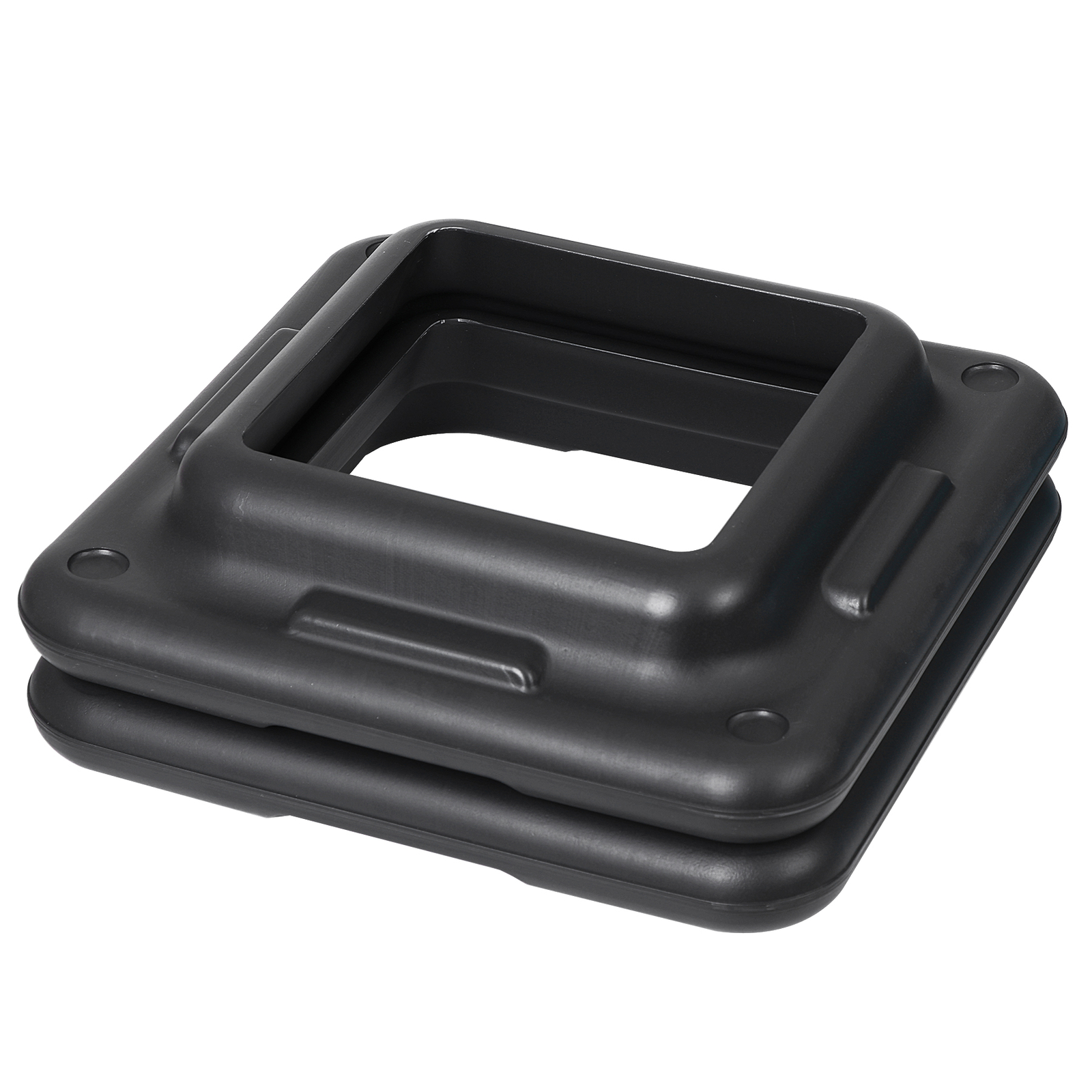 16"x16" Adjustable High Step Aerobic Platform with 4 Risers for Exercise Green