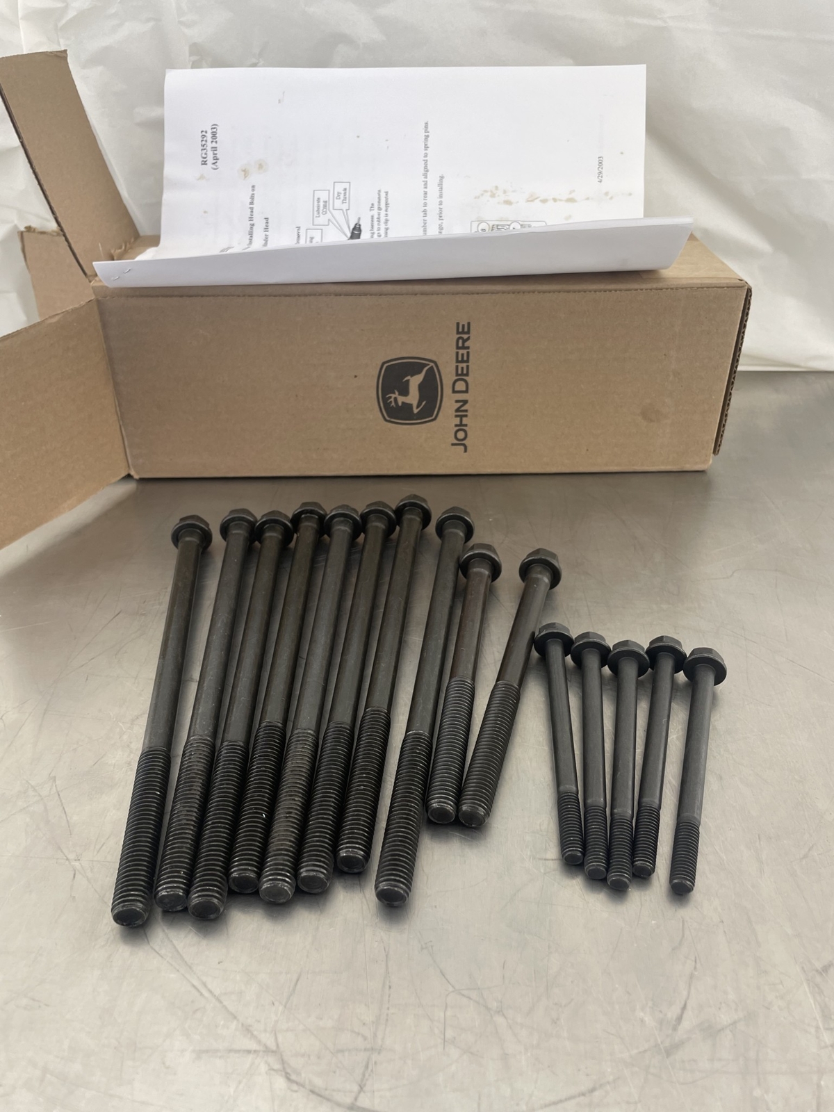 John Deere HD BOLT KIT RE521108