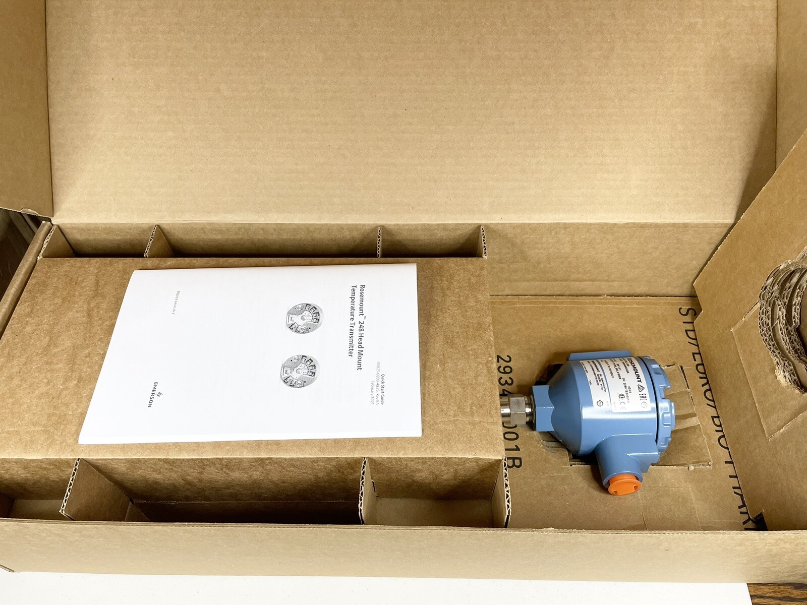 Rosemount 214C RTD Temperature Sensor 214CRTSMB1S4E0117SLXAXW